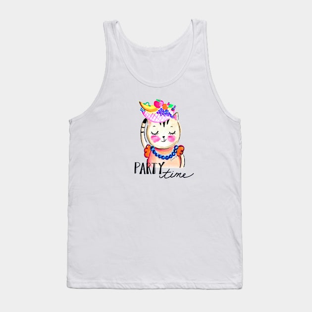 Party Time Tank Top by Lady Lucas